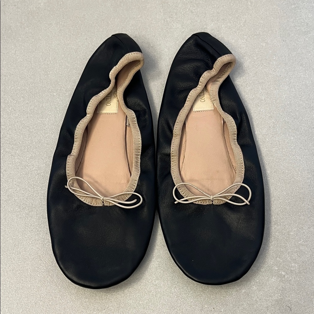 Valentino vintage ballet flats size Large